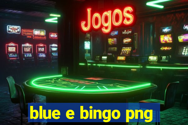 blue e bingo png